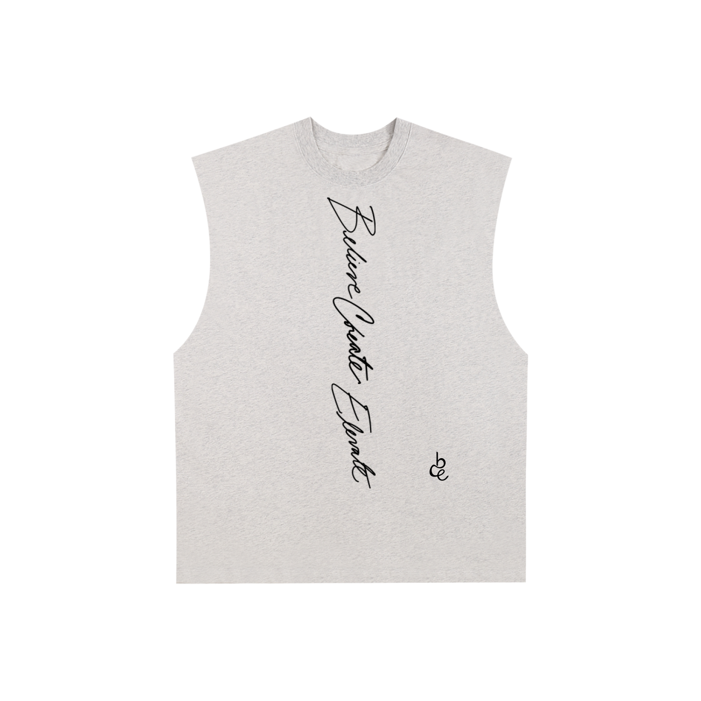 BCELEVATE Raw Edge Cotton Tank Top