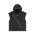 BCELEVATE Snow Washed Boxy Hooded Tank Top